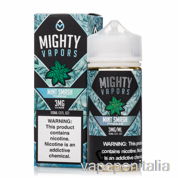 Vape Italia Mint Smash Freeze - Mighty Vapors - 100ml 0mg